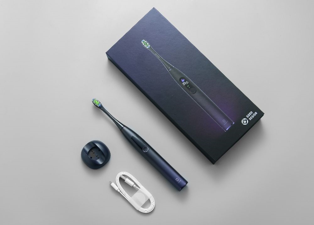 Oclean X Pro Aurora Purple szónikus elektromos okos fogkefe