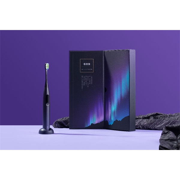 Oclean X Pro Aurora Purple szónikus elektromos okos fogkefe