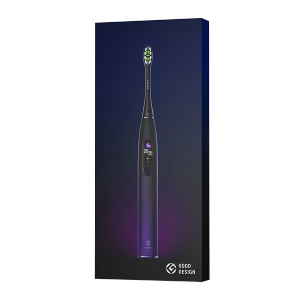 Oclean X Pro Aurora Purple szónikus elektromos okos fogkefe