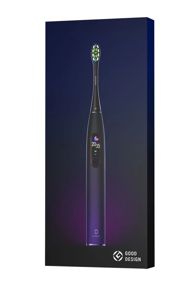 Oclean X Pro Aurora Purple szónikus elektromos okos fogkefe