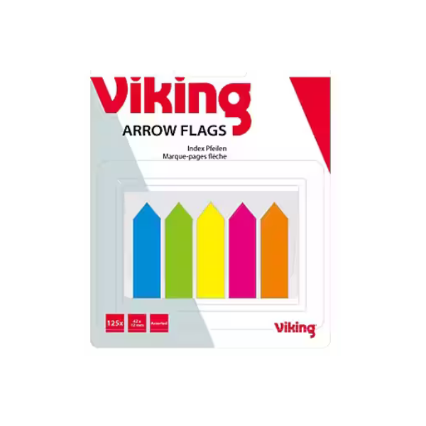 Office Depot 12x45 mm vegyes színű öntapadós 5x25 db jelölőcímke