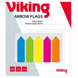 Office Depot 12x45 mm vegyes színű öntapadós 5x25 db jelölőcímke