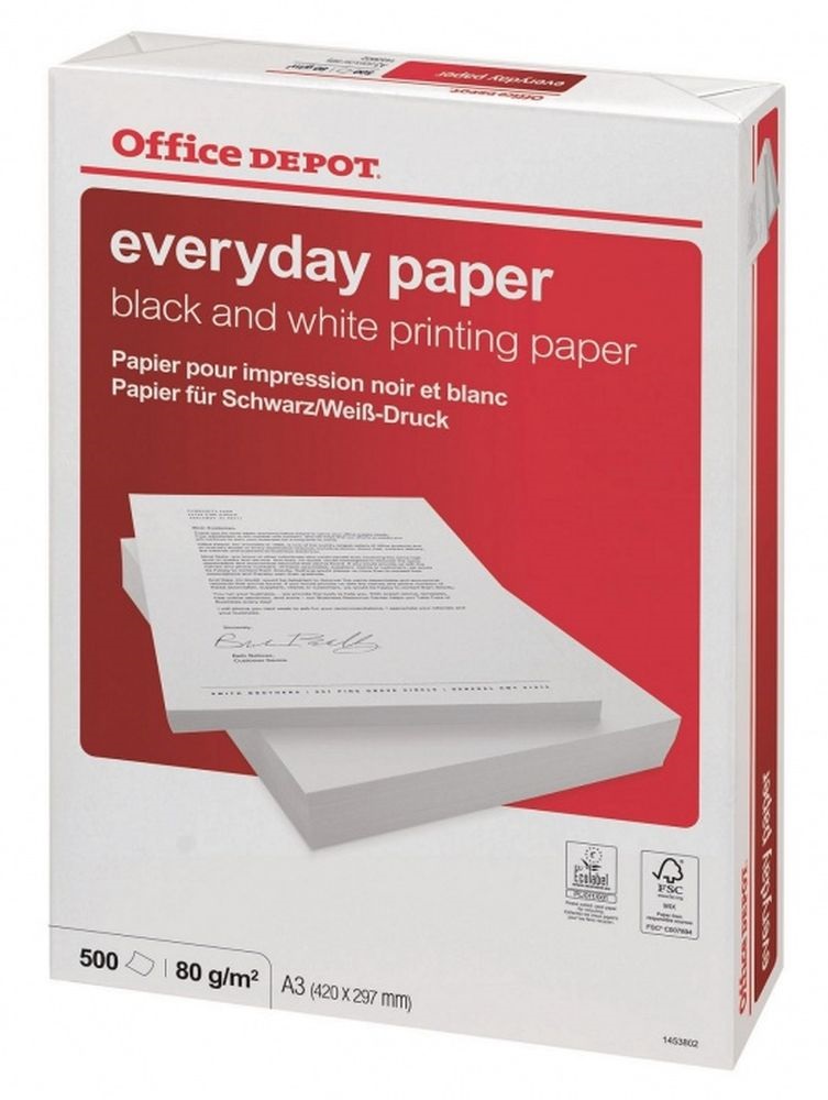 Office Depot Everyday A3 80g másolópapír