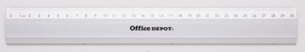 Office Depot 30cm-es alumínium vonalzó