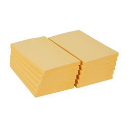 Office Depot extra 76x127 mm öntapadós 12 db sárga jegyzettömb