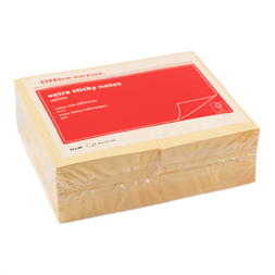 Office Depot extra 76x127 mm öntapadós 12 db sárga jegyzettömb