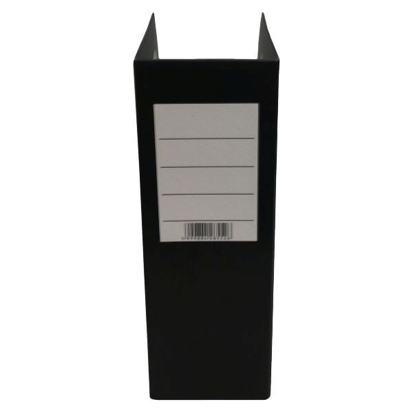 Office Depot merevfalú 9cm karton fekete iratpapucs (Használt - B)