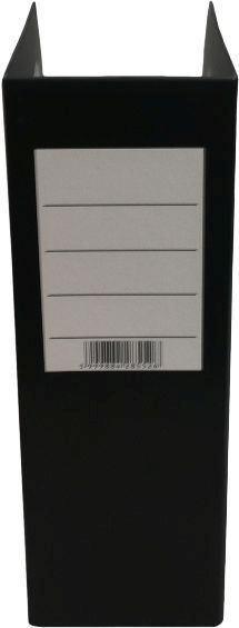 Office Depot merevfalú 9cm karton fekete iratpapucs (Használt - B)