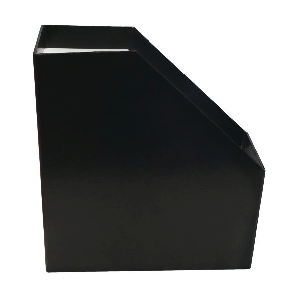 Office Depot merevfalú 9cm karton fekete iratpapucs (Használt - B)