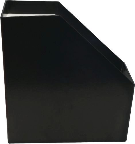 Office Depot merevfalú 9cm karton fekete iratpapucs (Használt - B)