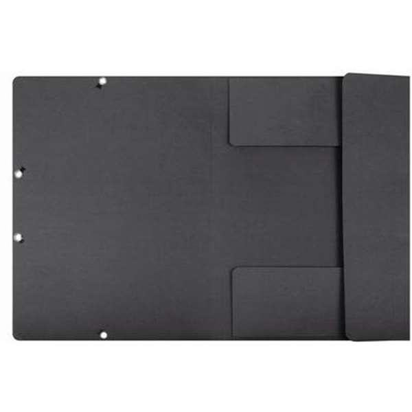 Office Depot prespán 10db/cs fekete gumis mappa