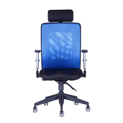 Office Pro CALYPSO XL SP 14A11 kék P1 állítható fejtámlás irodai forgószék