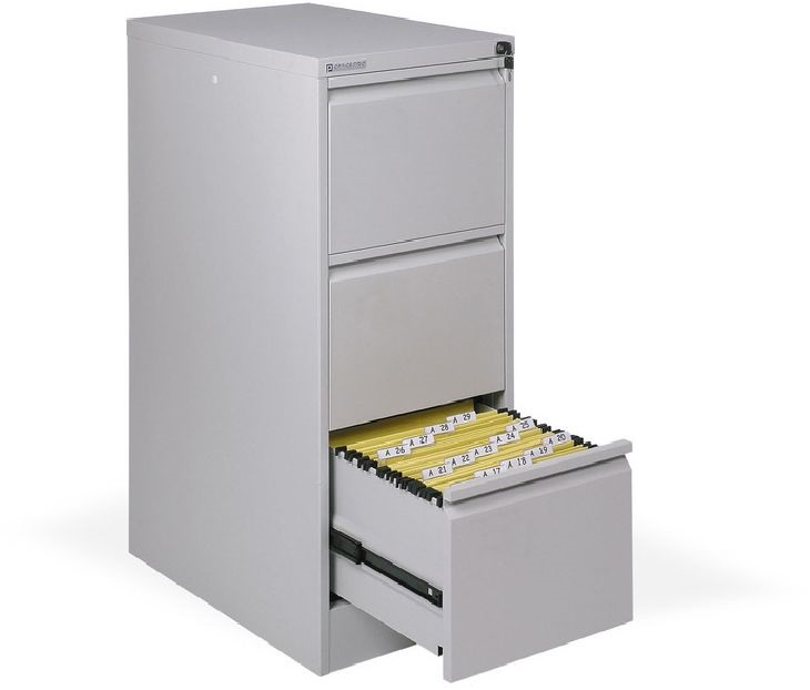 Office Pro RGD 13 E 3 fiókos szürke függőmappa tároló szekrény