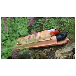 Okatsune 130 ollóhoz és összecsukható fűrészhez kombinált bőr tok