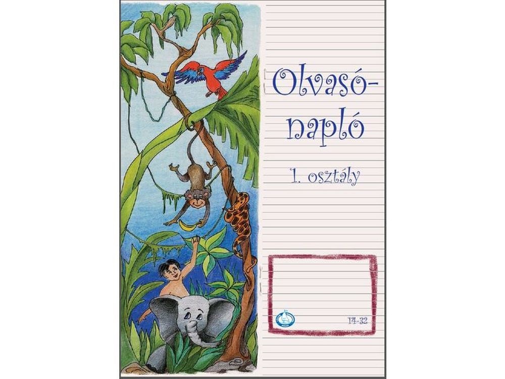 Olvasónapló A5 14-32 1.osztályos füzet