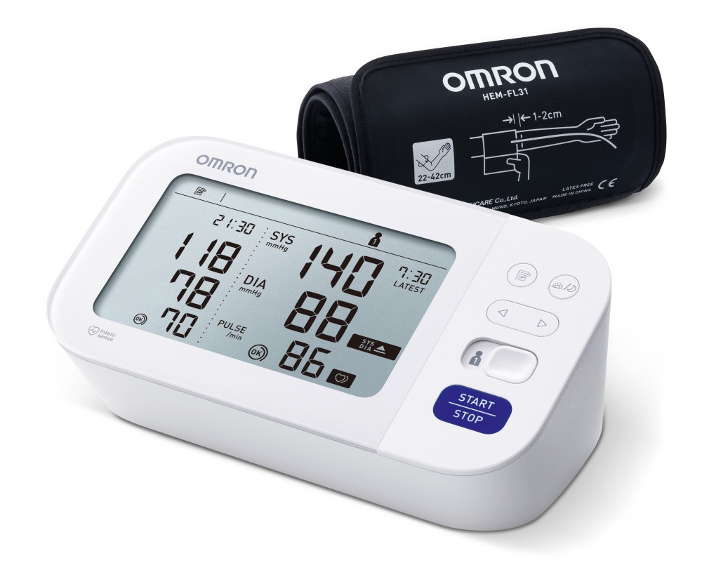 Omron M6 Comfort Intellisense felkaros vérnyomásmérő