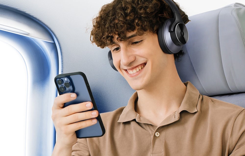 OneOdio A10 Bluetooth fekete fejhallgató