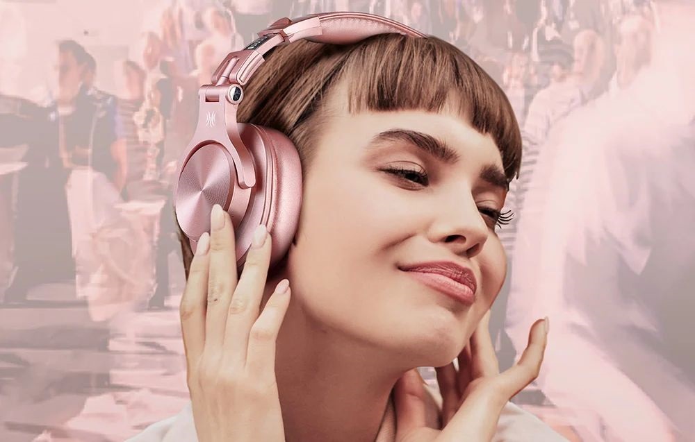 OneOdio Fusion A70 Bluetooth rózsaszín fejhallgató