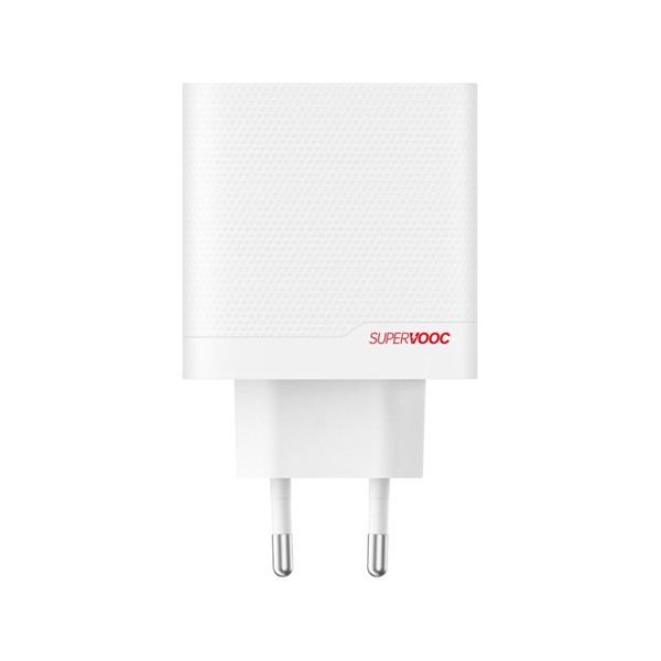 Oneplus 5461100597 80W USB/Type-C GaN PD fehér hálózati töltő + Type-C kábel