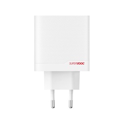 Oneplus 5461100597 80W USB/Type-C GaN PD fehér hálózati töltő + Type-C kábel