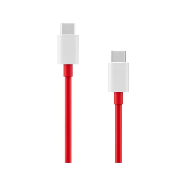 Oneplus 5461100597 80W USB/Type-C GaN PD fehér hálózati töltő + Type-C kábel