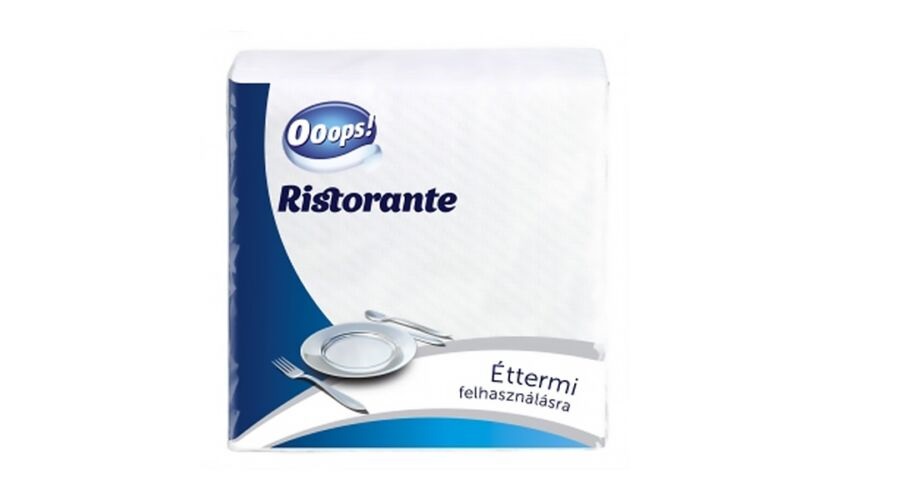 Ooops Ristorante 600 lapos éttermi szalvéta