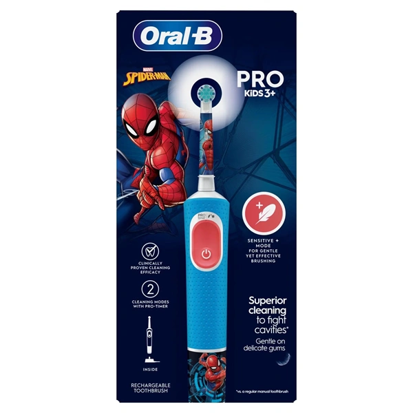 Oral-B D103 Vitality PRO Spiderman gyerek elektromos fogkefe