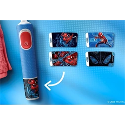 Oral-B D103 Vitality PRO Spiderman gyerek elektromos fogkefe tokkal