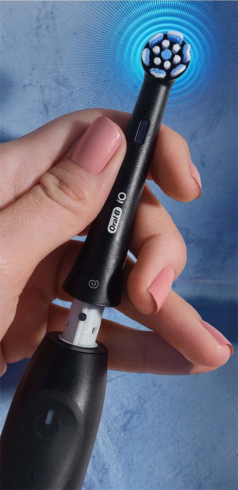 Oral-B iO Gentle Care Black 4 db-os RB fogkefefej szett - új