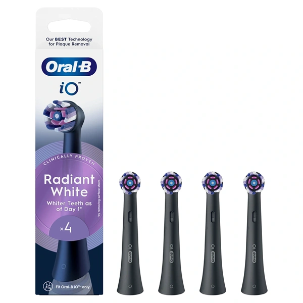 Oral-B iO Radiant White 4 db-os RB fogkefefej szett - új