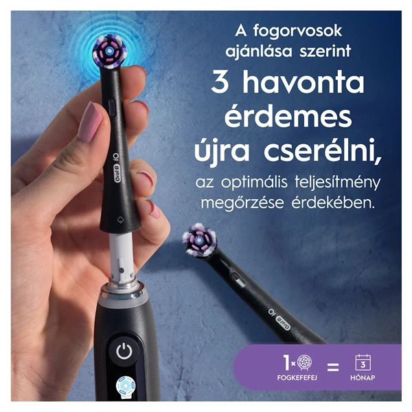 Oral-B iO Radiant White 4 db-os RB fogkefefej szett - új