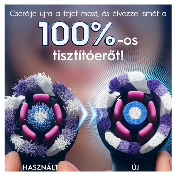 Oral-B iO Radiant White 4 db-os RB fogkefefej szett - új