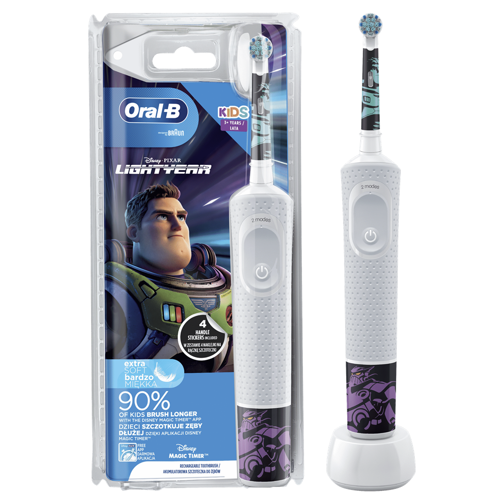 Oral-B D100 Lightyear gyerek elektromos fogkefe