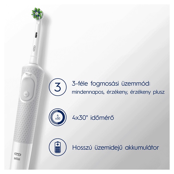 Oral-B D103 Vitality fehér elektromos fogkefe