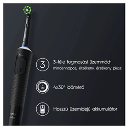 Oral-B D103 Vitality fekete elektromos fogkefe