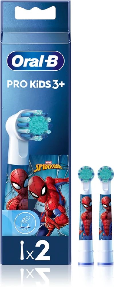 Oral-B EB10-2 Kids Spiderman 2 db-os elektromos fogkefe pótfej szett