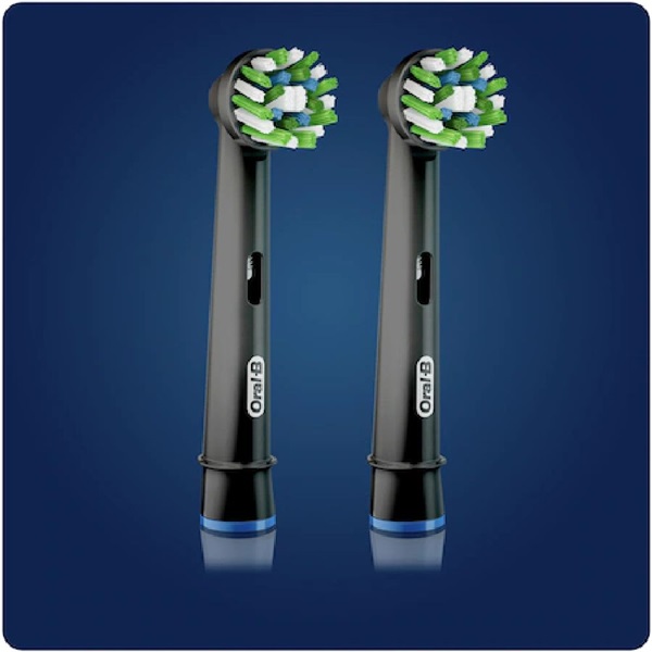 Oral-B EB50BK-2 Cross Action Black 2 db-os elektromos fogkefe pótfej szett