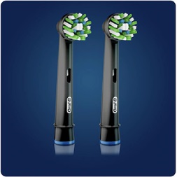 Oral-B EB50BK-2 Cross Action Black 2 db-os elektromos fogkefe pótfej szett