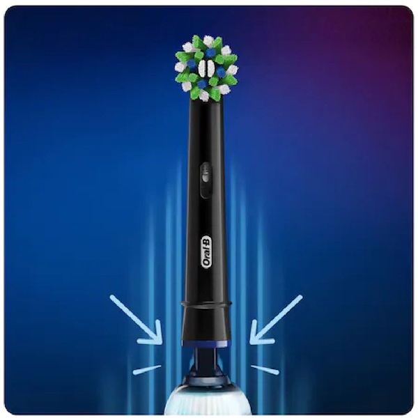 Oral-B EB50BK-2 Cross Action Black 2 db-os elektromos fogkefe pótfej szett