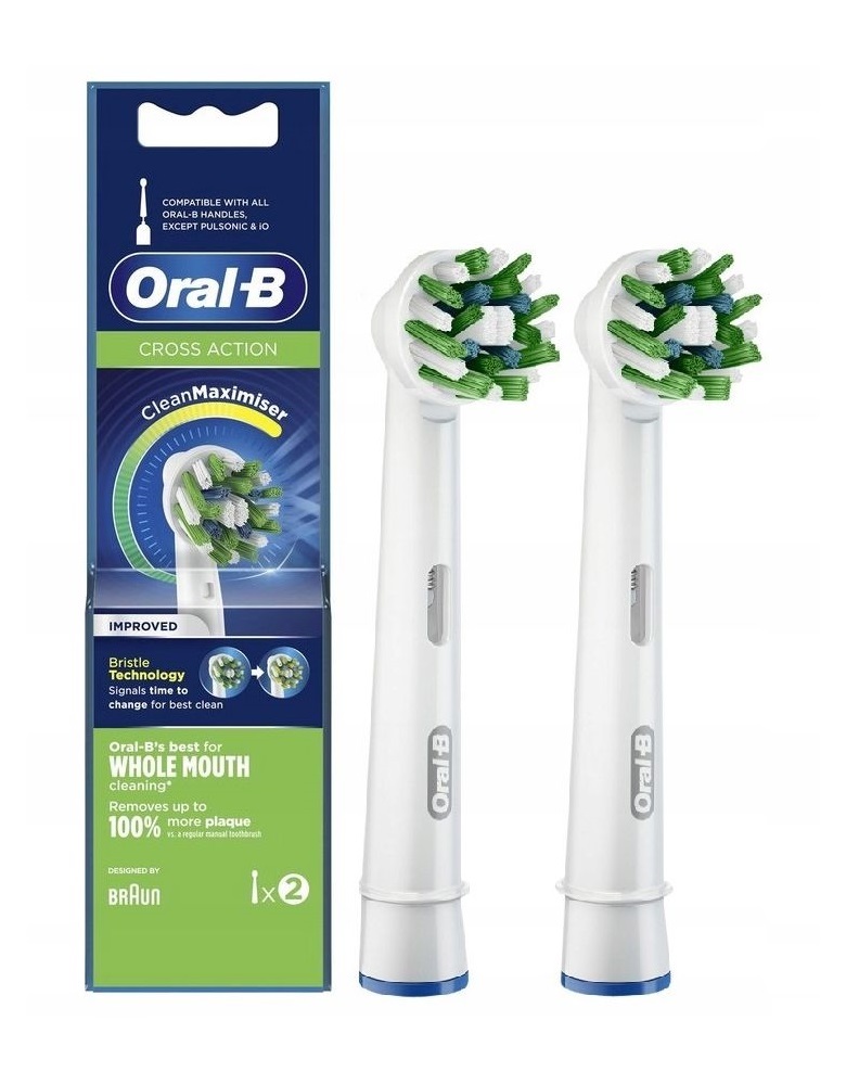 Oral-B EB50-2 Cross Action 2 db-os elektromos fogkefe pótfej szett