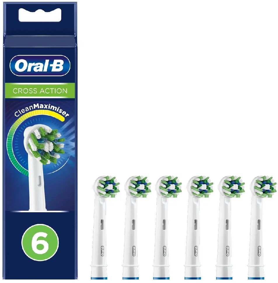 Oral-B EB50-6 Cross Action 6 db-os elektromos fogkefe pótfej szett