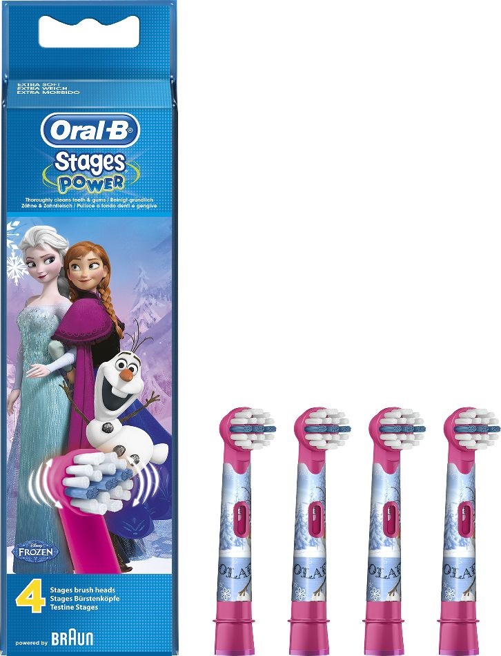 Oral-B Kids Frozen 4 db-os fogkefefej szett