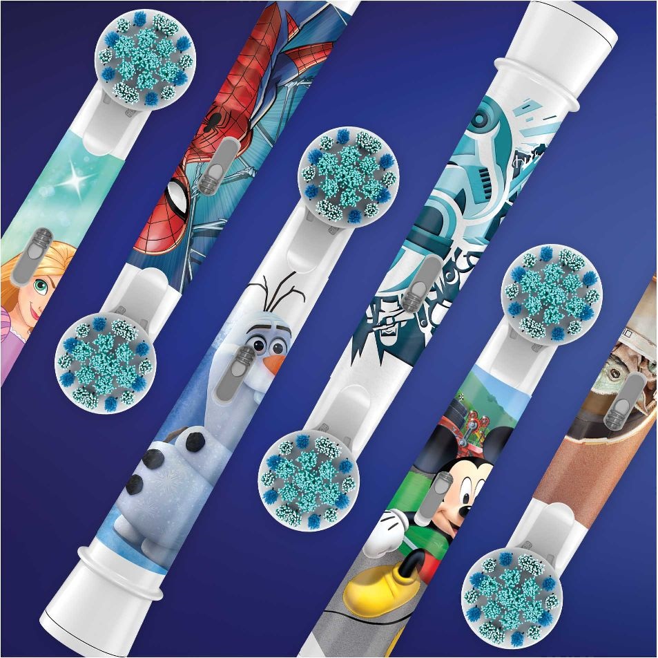 Oral-B Kids Jégvarázs 2 4 db-os fogkefefej szett