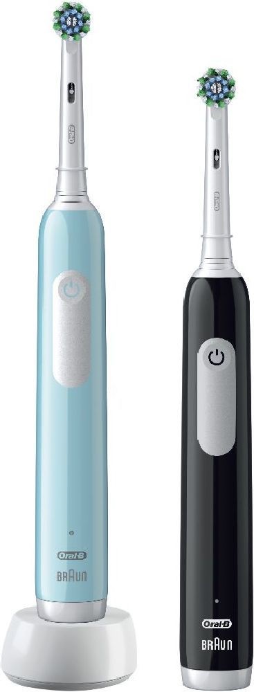 Oral-B PRO1 + Blue, Black X-Clean elektromos fogkefe + bónusz handle