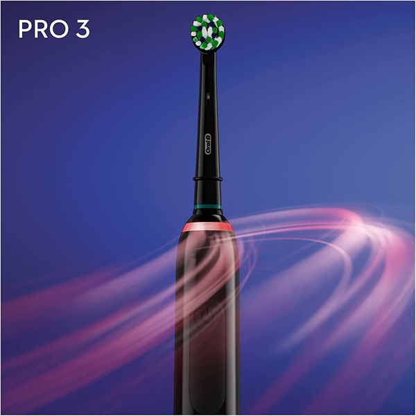 Oral-B Pro 3 3500 fekete elektromos fogkefe + utazótok