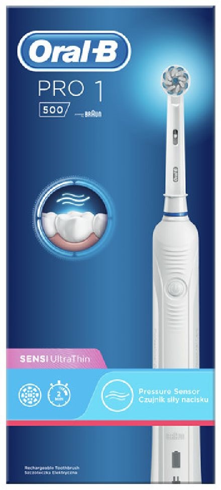 Oral-B PRO 500 Sensi fejjel elektromos fogkefe