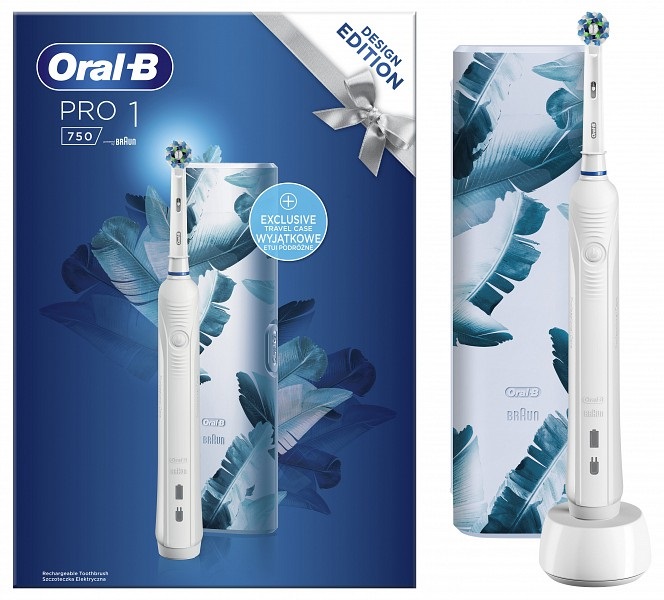 Oral-B Pro 1 750 fehér elektromos fogkefe