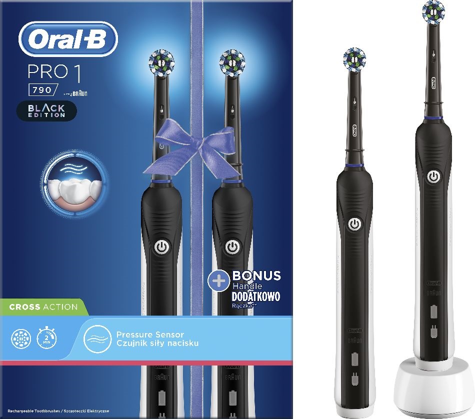 Oral-B Pro 1 790 Duo 2 db-os elektromos fogkefe szett
