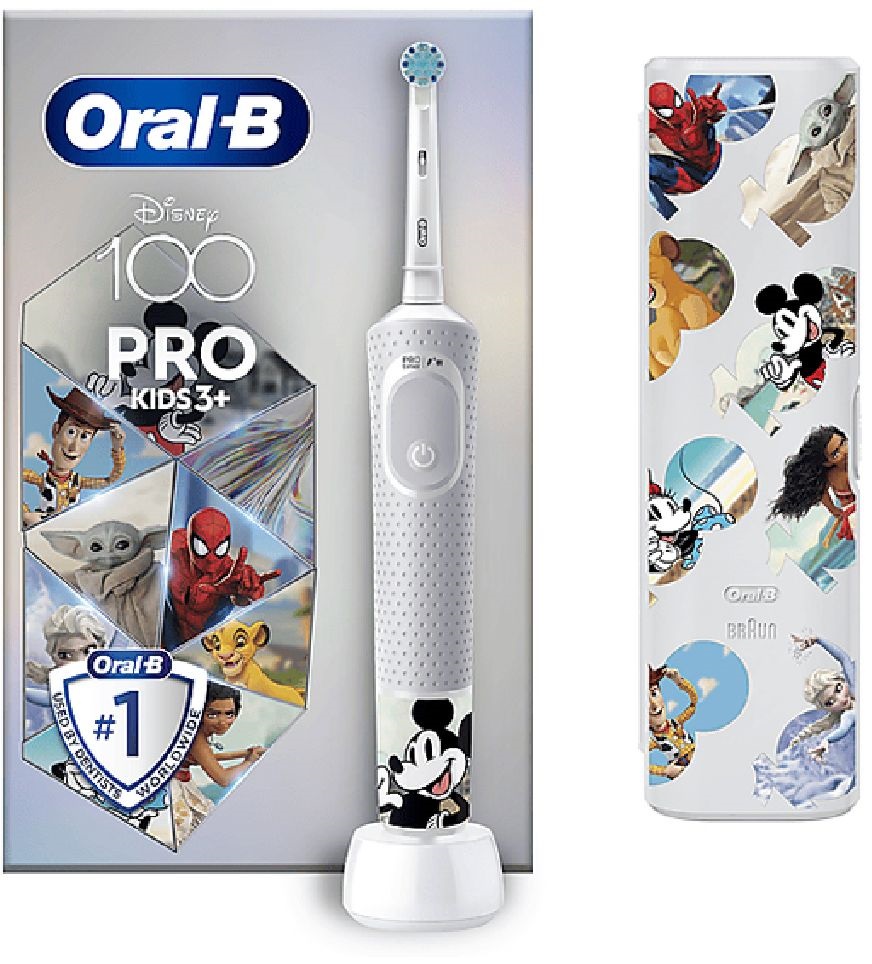 Oral-B Pro Kids 3+ Disney 100 + elektromos fogkefe tokkal
