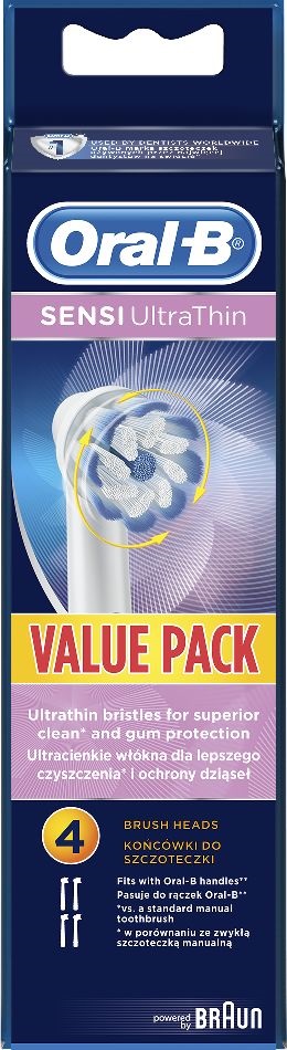 Oral-B EB60-4  Sensitive Clean 4 db-os fogkefefej szett